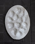 Gloss Gray Oyster Platter