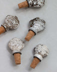 Raku Oyster Shell Wine Stoppers