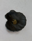 Charcoal Scallop Shell