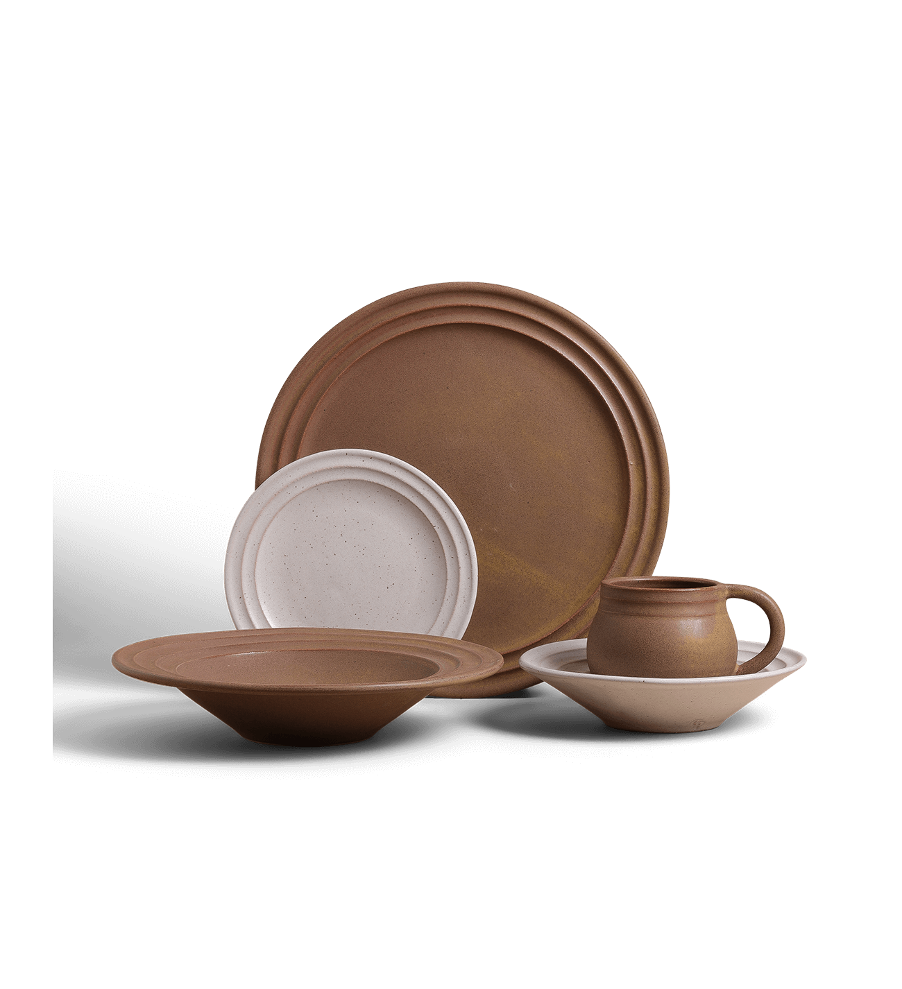 5-Piece Ripple Dinnerware Set