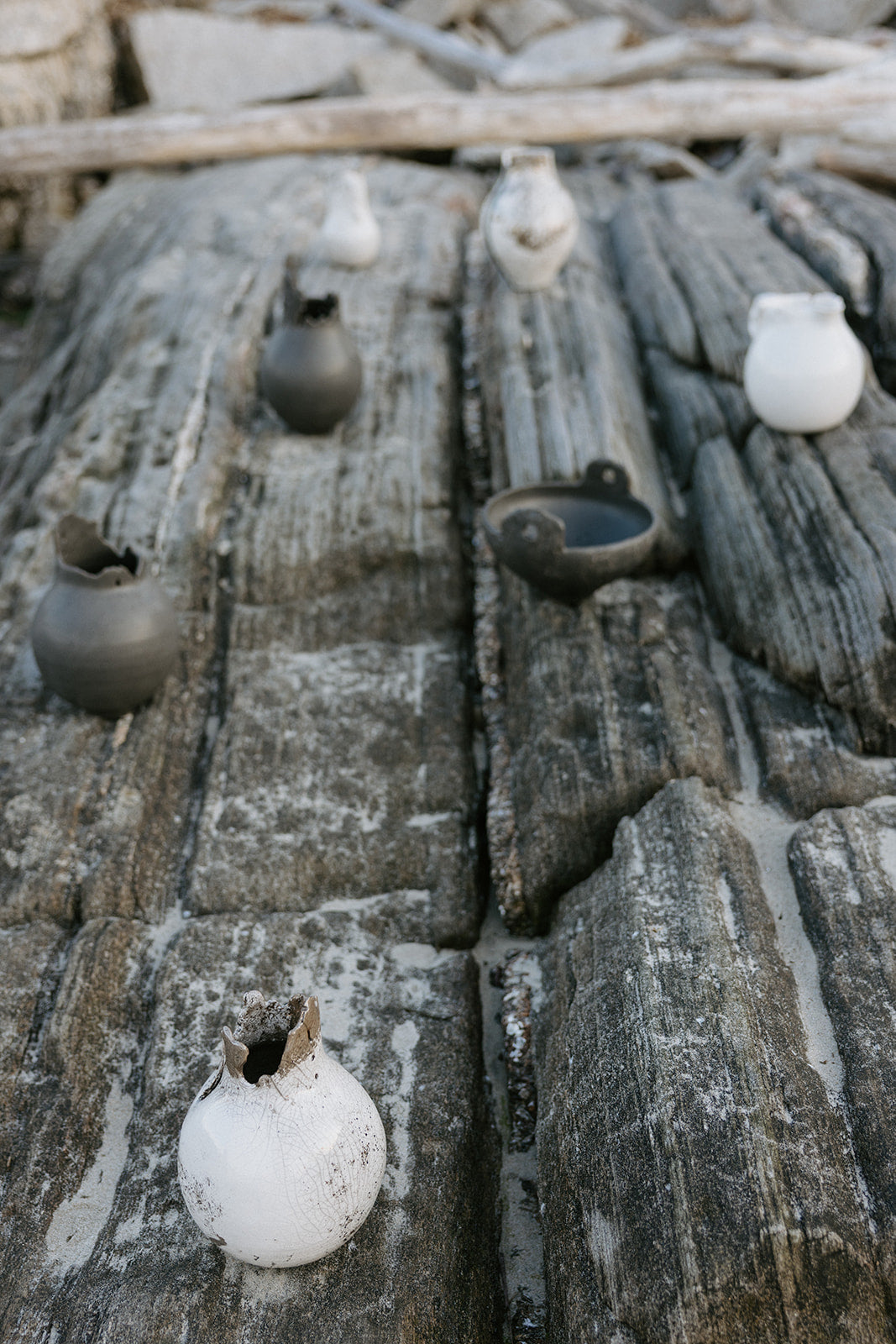 Raku Driftline Vessel No. 5