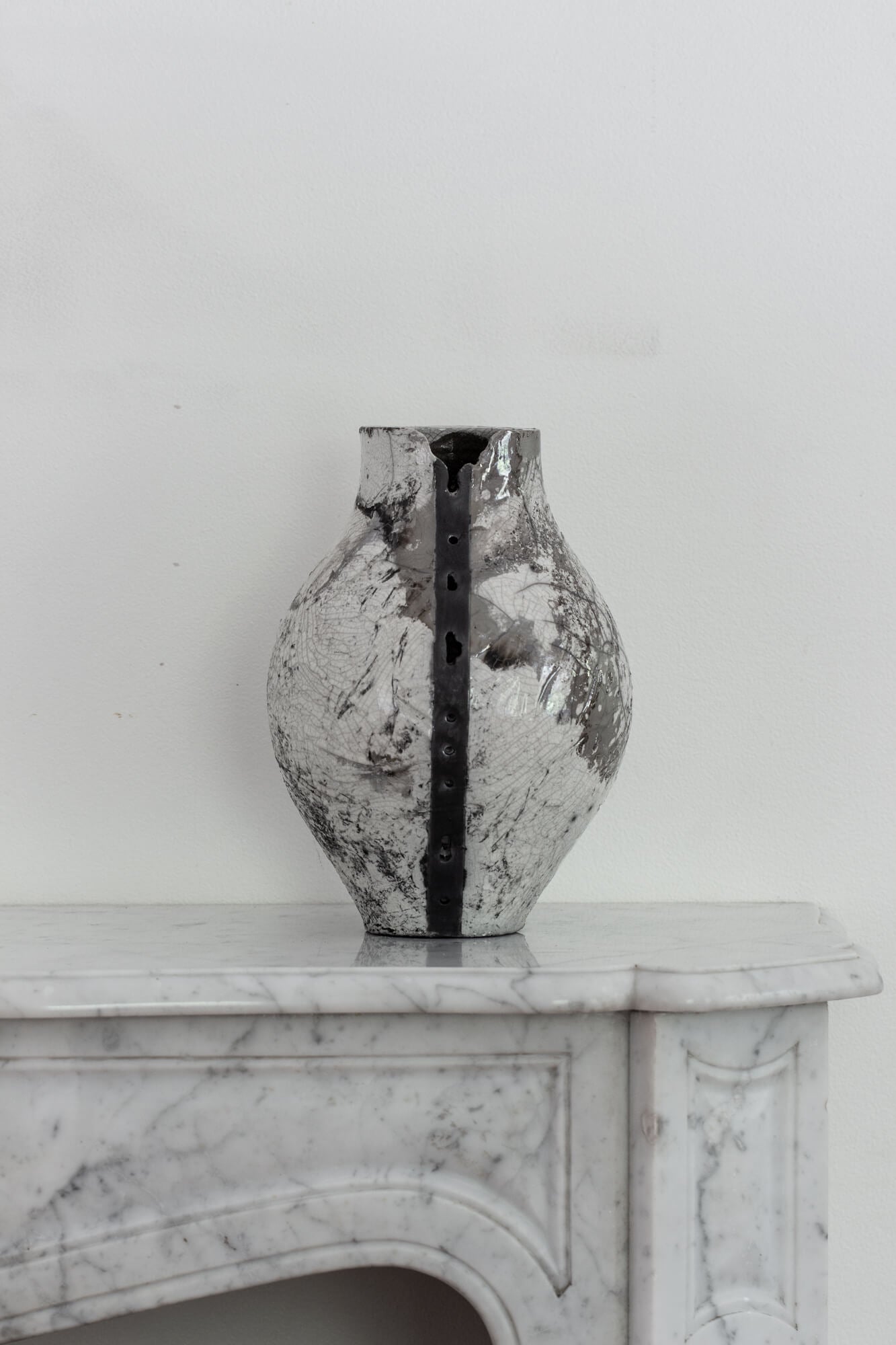 Raku Driftline Vessel No. 5