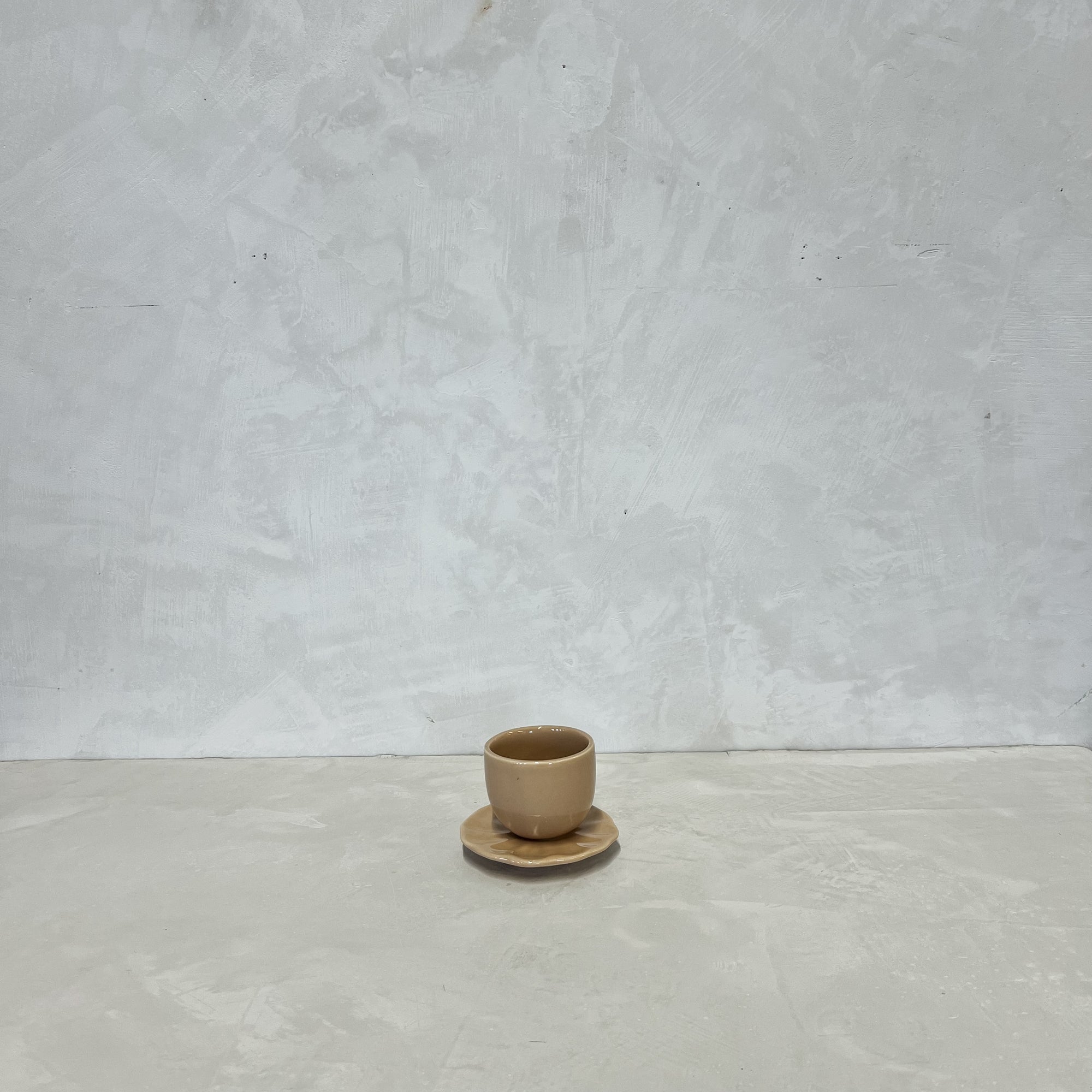 Fawn Espresso Cup with Saucer Second