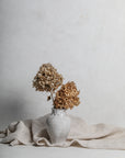 Short Carved Vase in Gloss Grey