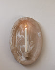 Oval Wall Candle Sconce