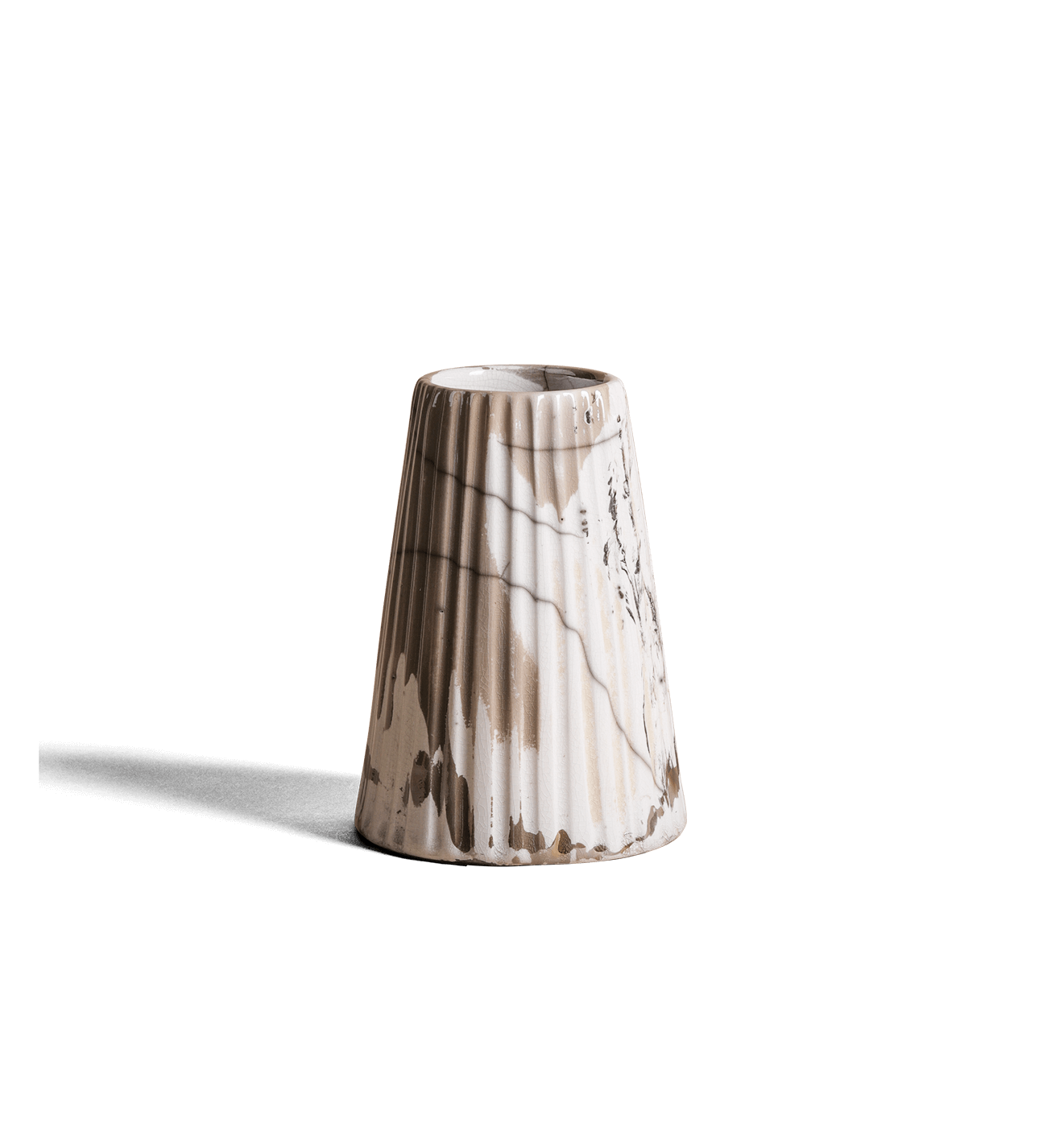 Fluted Cone Vase