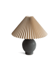 Charcoal Pedestal Sphere Lamp