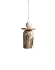 Raku & Maple Pendant Light