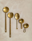 Oval Serving Spoon - Brass